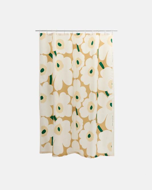Unikko Shower Curtain | Hay, Emerald