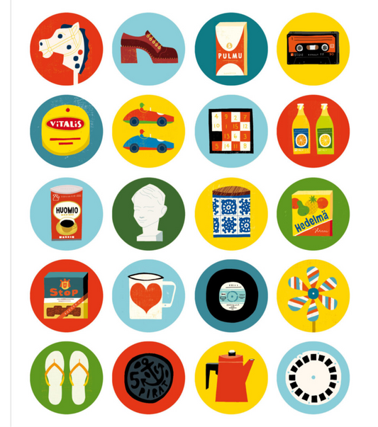 Retro Sticker Sheet