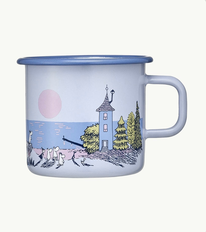 Moomin Enamel Mug Sunset - 550ml