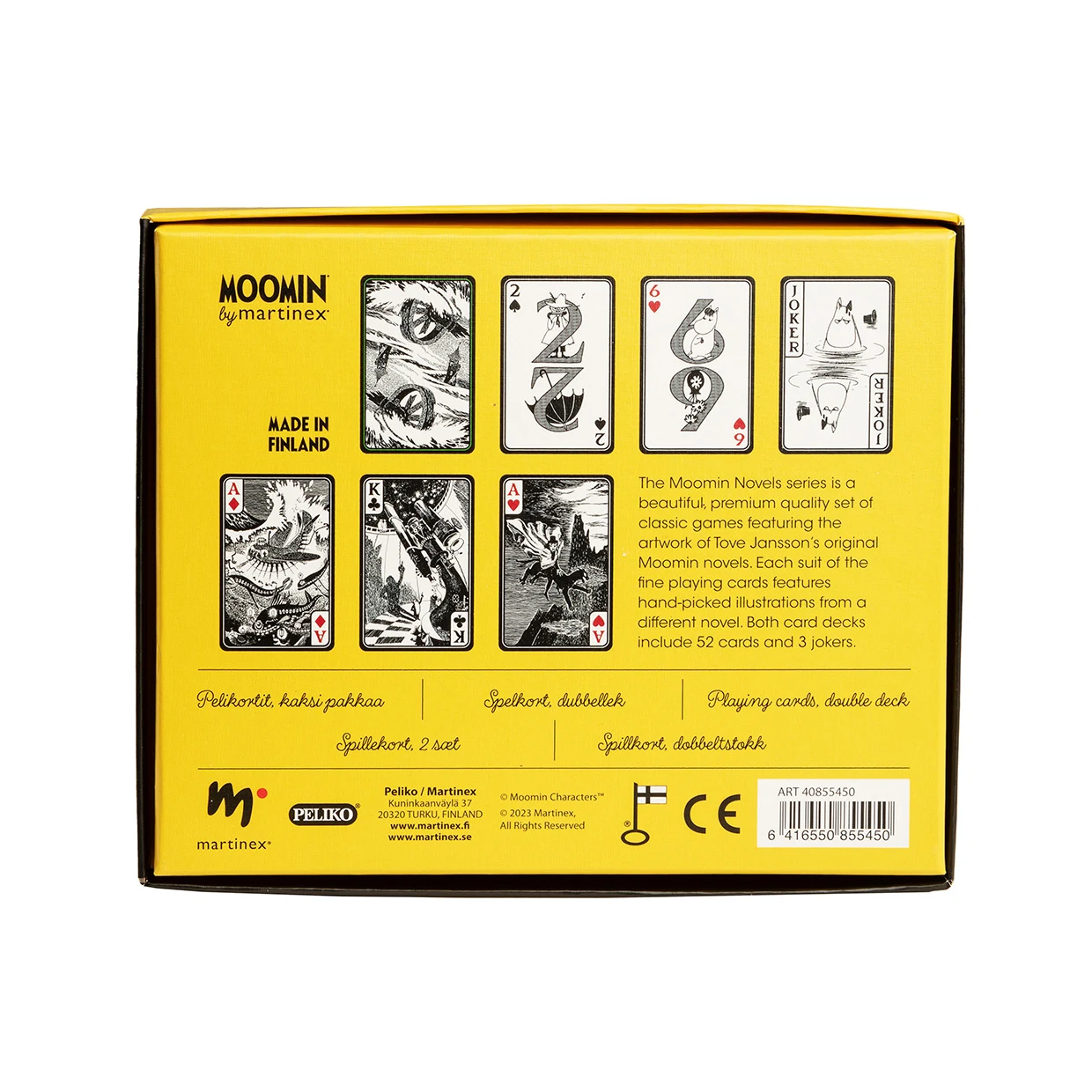 Novels Moomin Playing Cards Double Deck