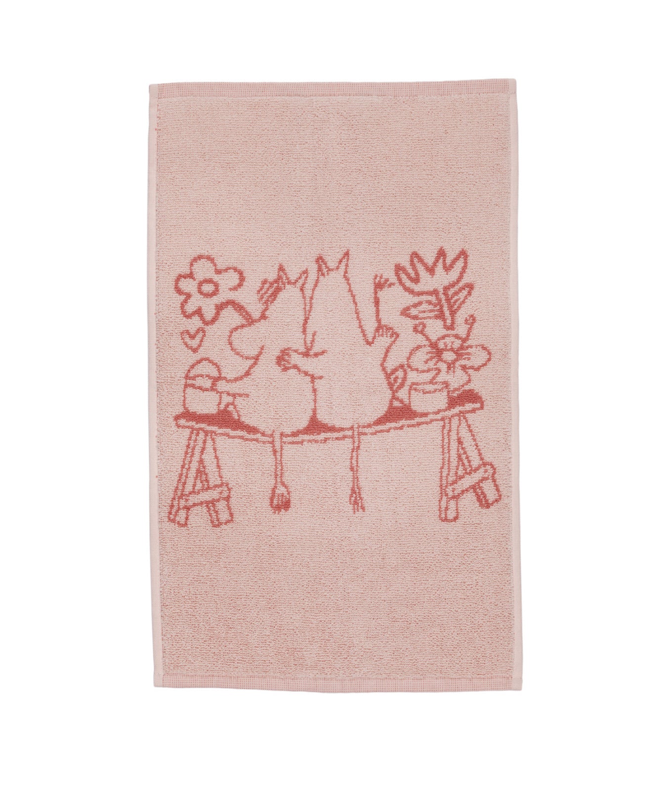 Moomin Hand Towel, Love, Pink