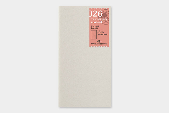 Traveler’s Notebook Refill Dot Grid - Regular 026