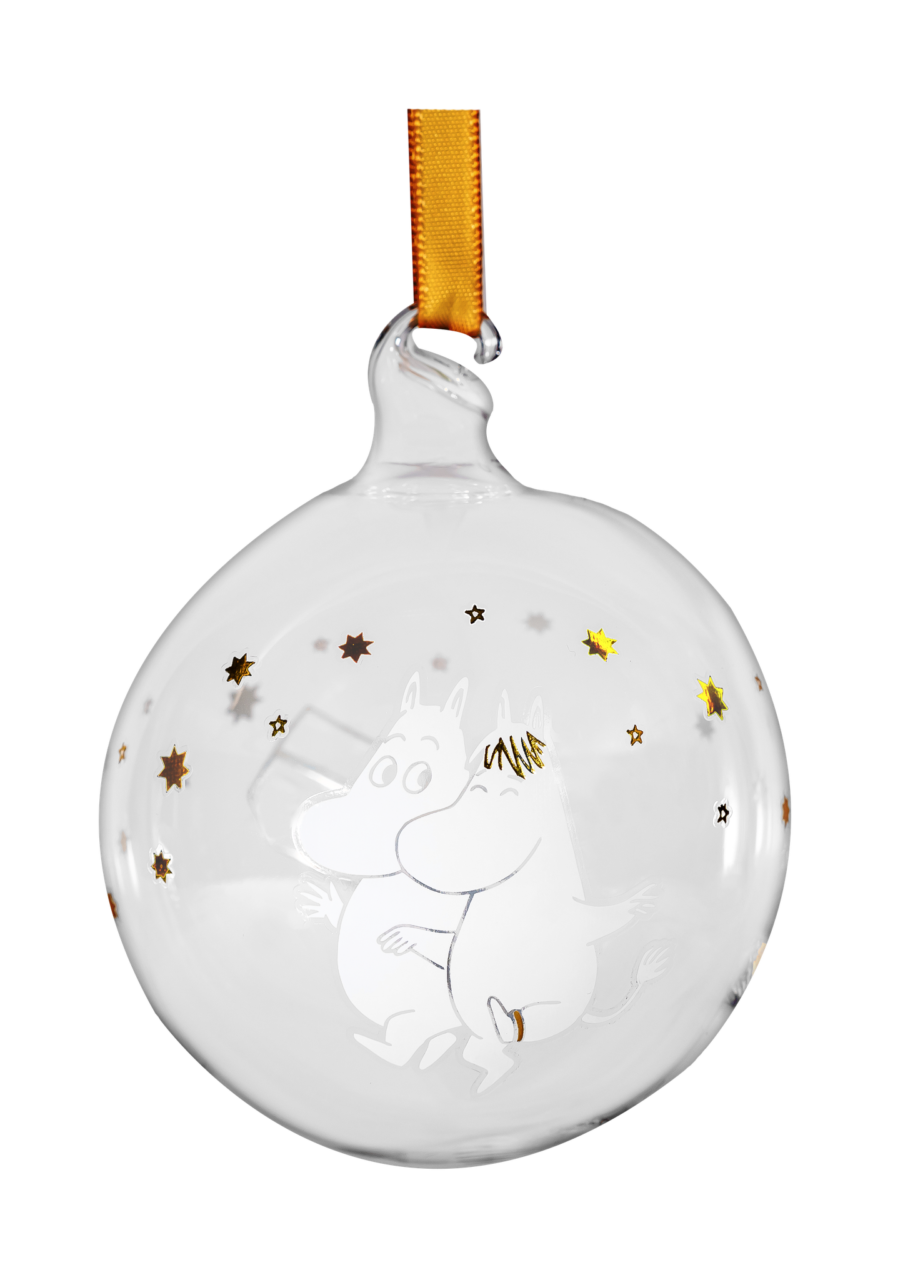 Moomin Christmas Ball Ornament Set of 3