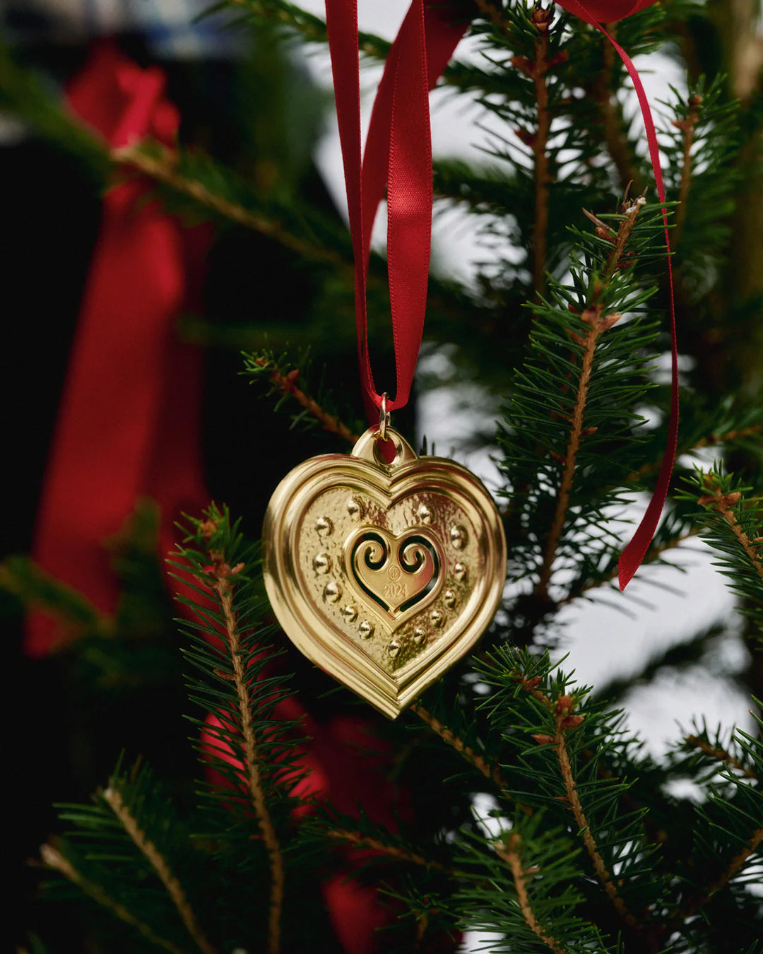 2024 Eura Heart Christmas Ornament