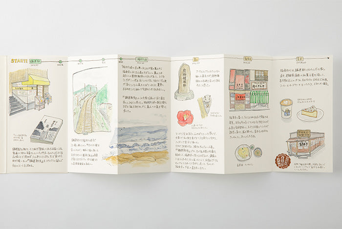 Traveler’s Notebook Regular Accordion Fold Paper - Regular 032