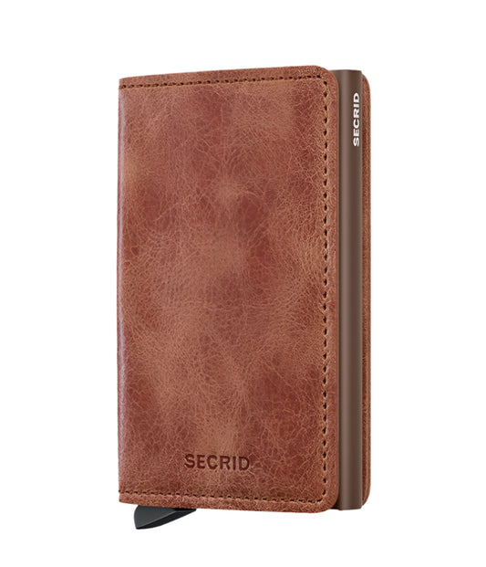 Slimwallet Vintage Cognac Brown