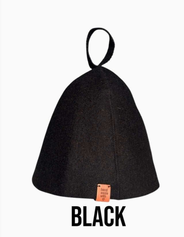 Sauna Hat Wool Felt - Unisex