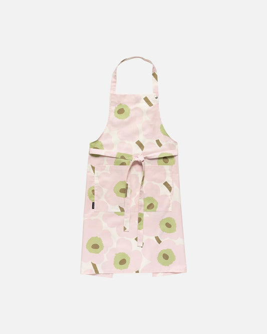 Pieni Unikko Apron - Pink/Green
