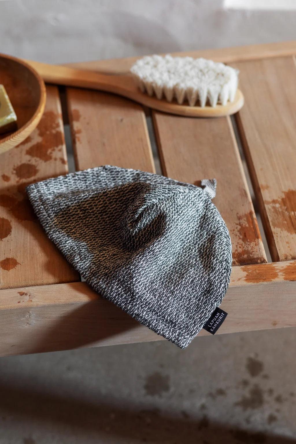 MERI Sauna Hat - White/Linen/Black