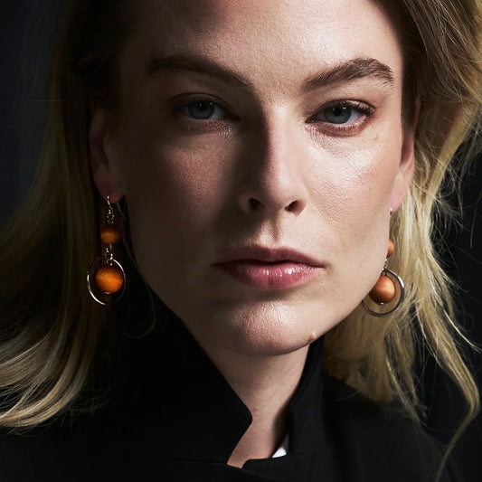 Lisa Earrings - Copper