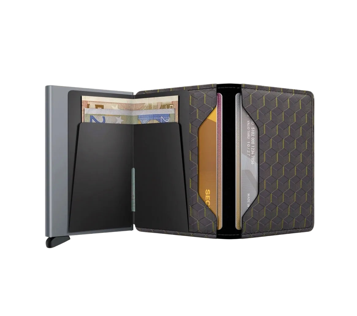 Secrid Slimwallet - Optical Grey Yellow