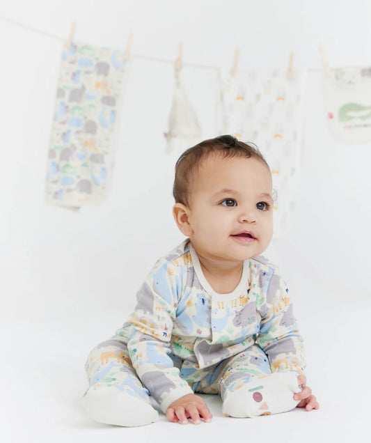 Little Lovin Organic Cotton Magnetic Me Footie