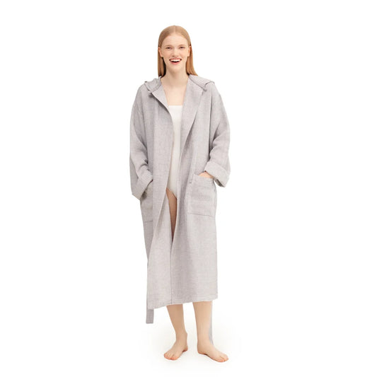 Terva Bathrobe with Hood - Large