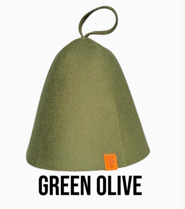 Sauna Hat Wool Felt - Unisex