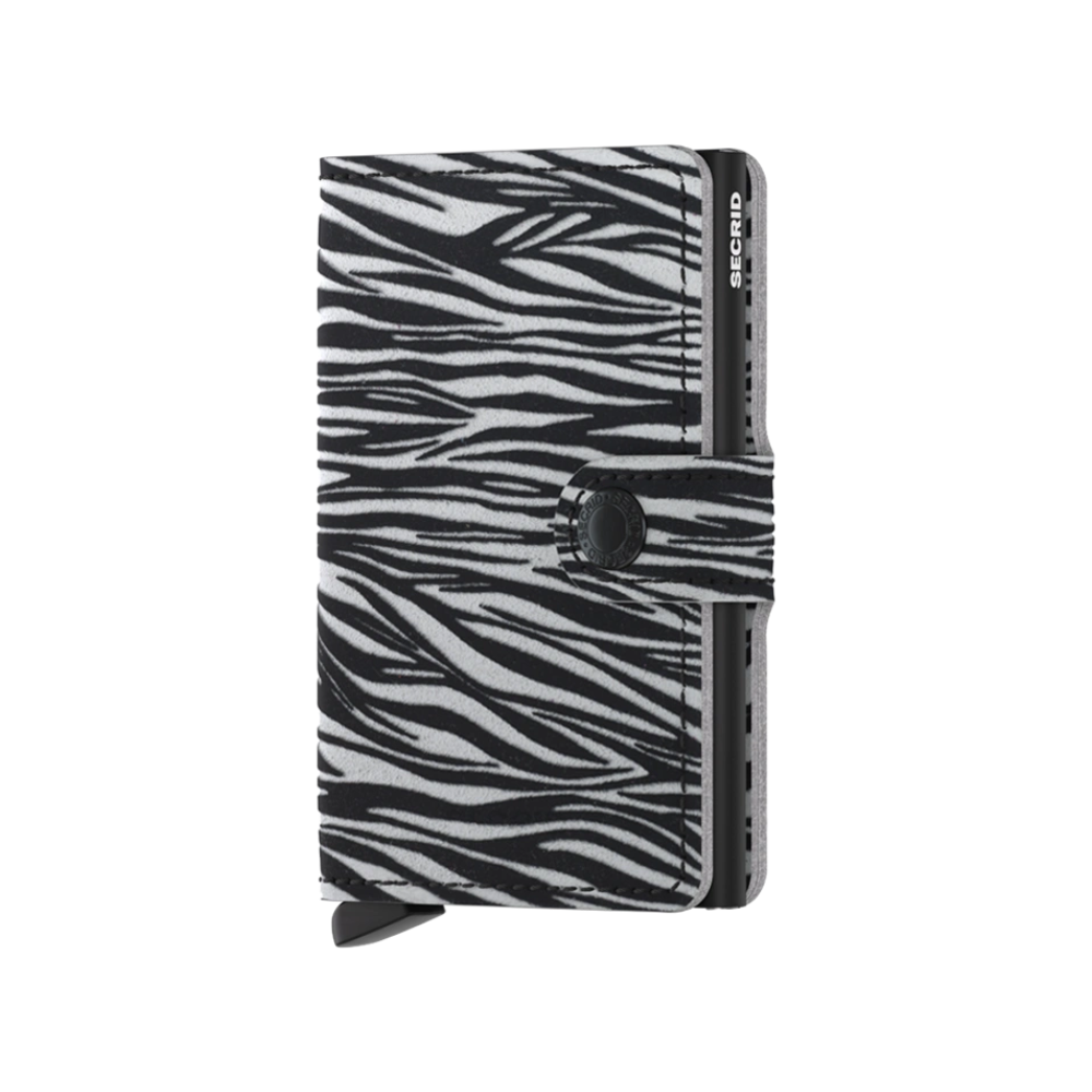 Miniwallet Zebra Light Grey