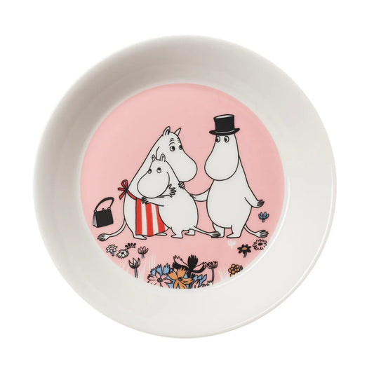 Moomin Plate/Saucer Family Time 80