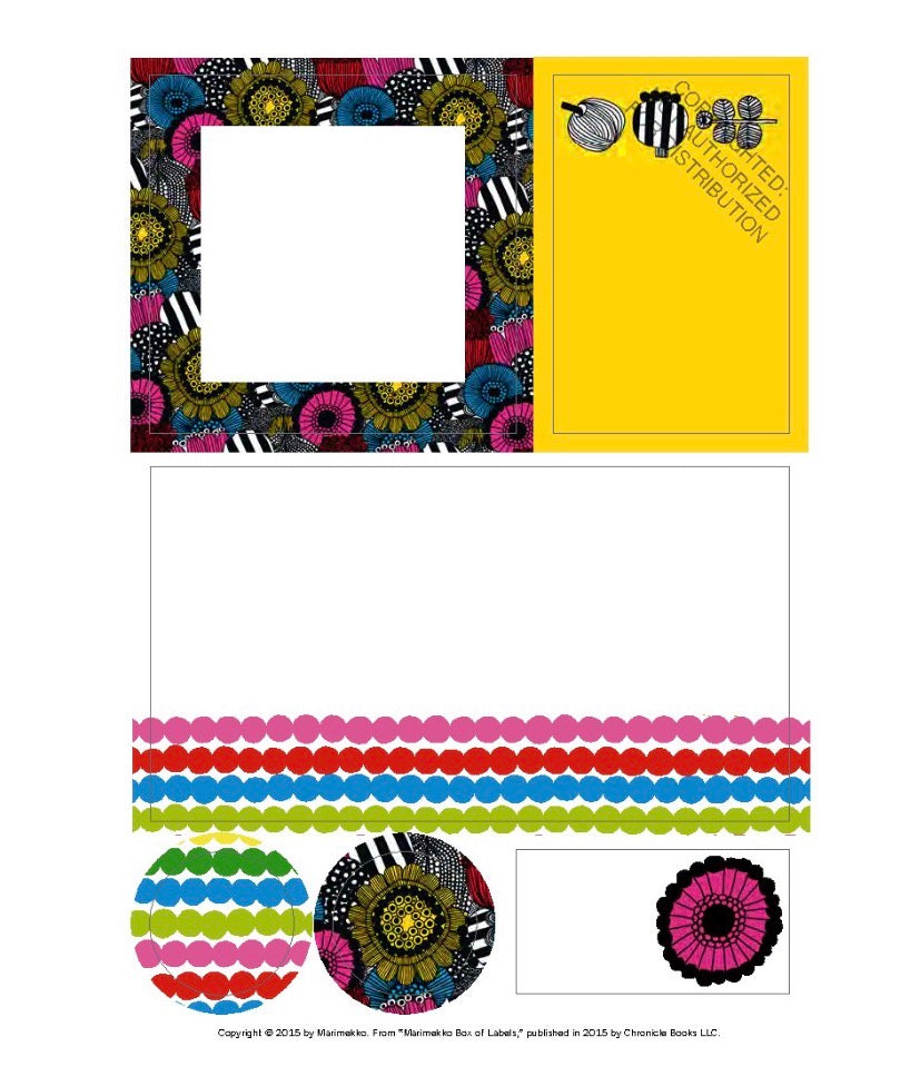 Marimekko Box of Labels