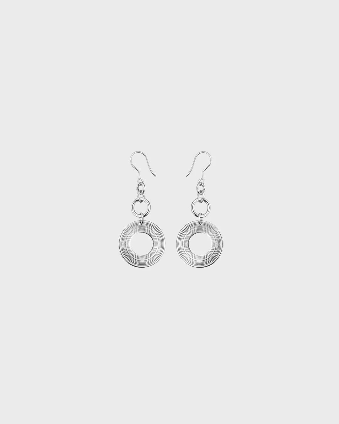 Kosmos Small Silver Earrings