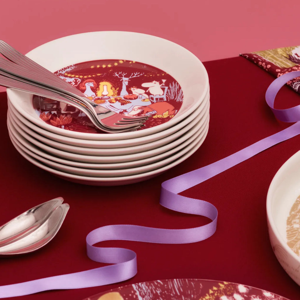 Moomin Plate Festive Moments 80