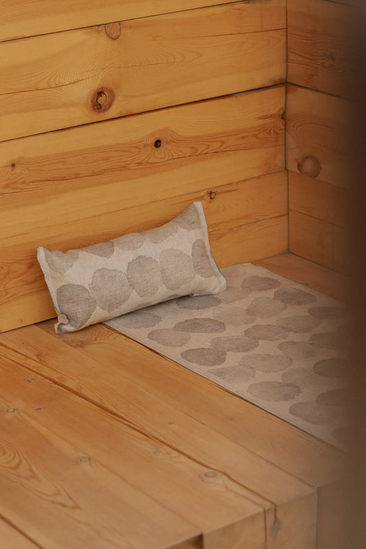 SADE Sauna Pillow White - Grey
