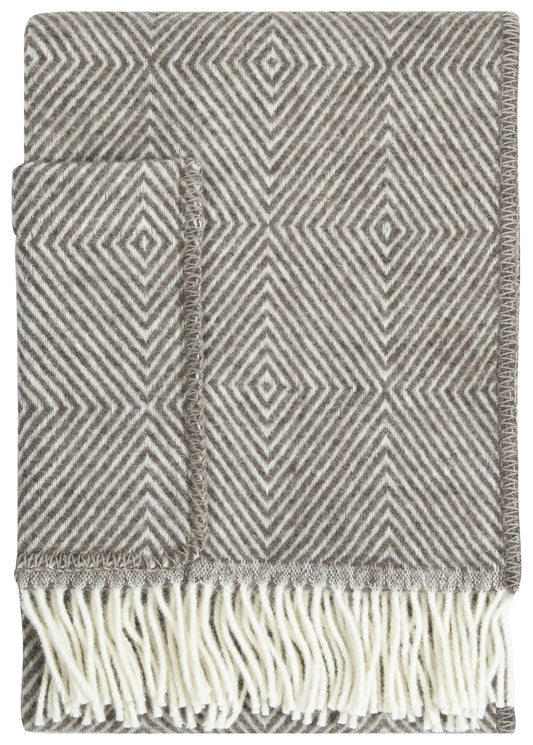 MARIA Pocket Shawl Brown/White