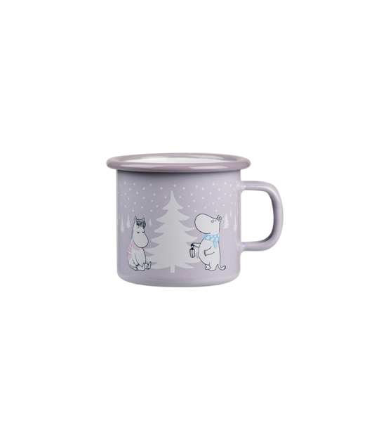 Moomin Snowfall Enamel Mug 2,5dl