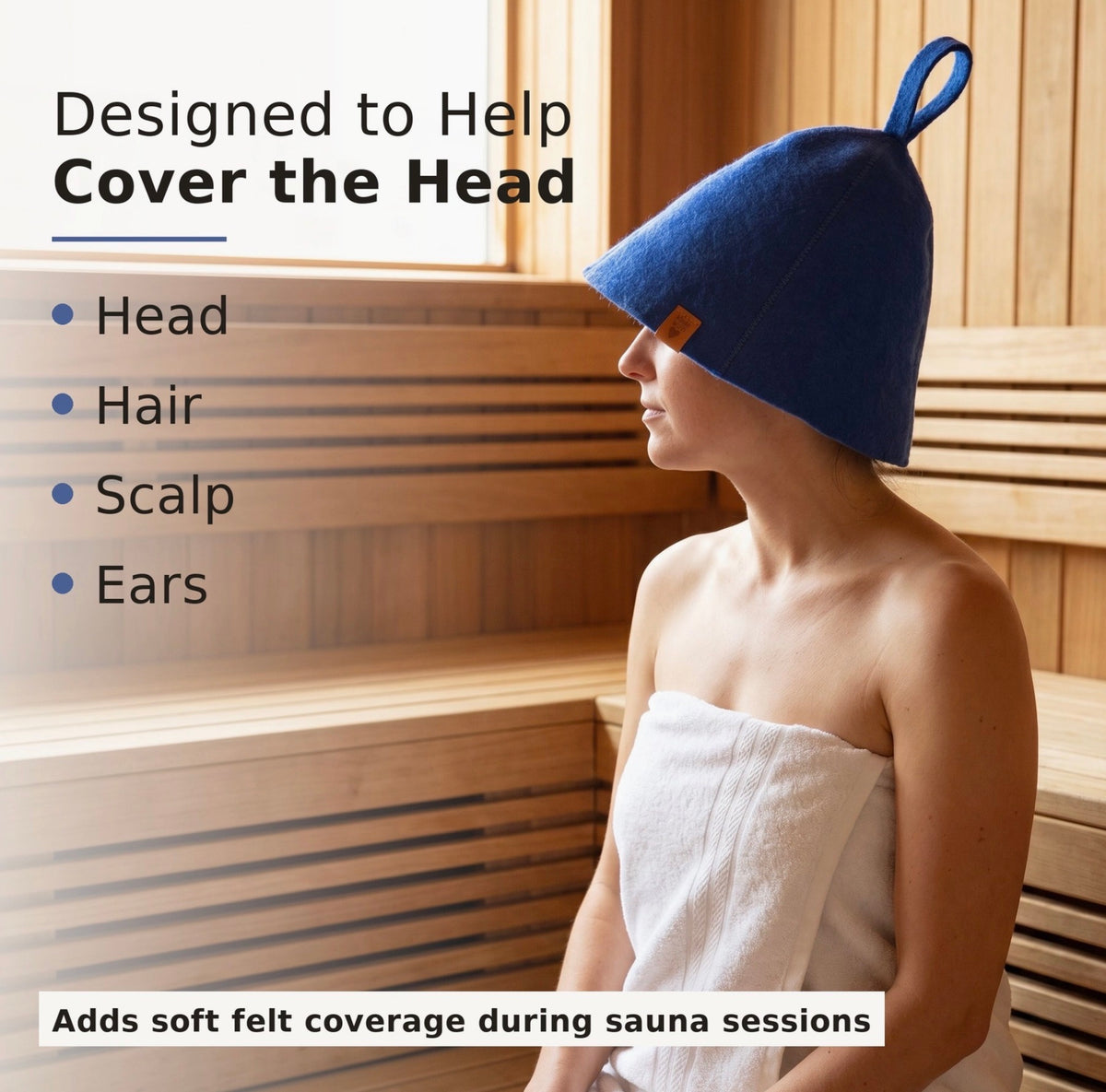Sauna Hat Wool Felt - Unisex