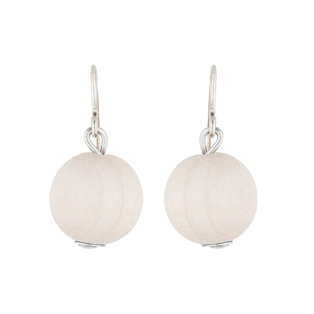 Aarikka Karpalo Earrings, White
