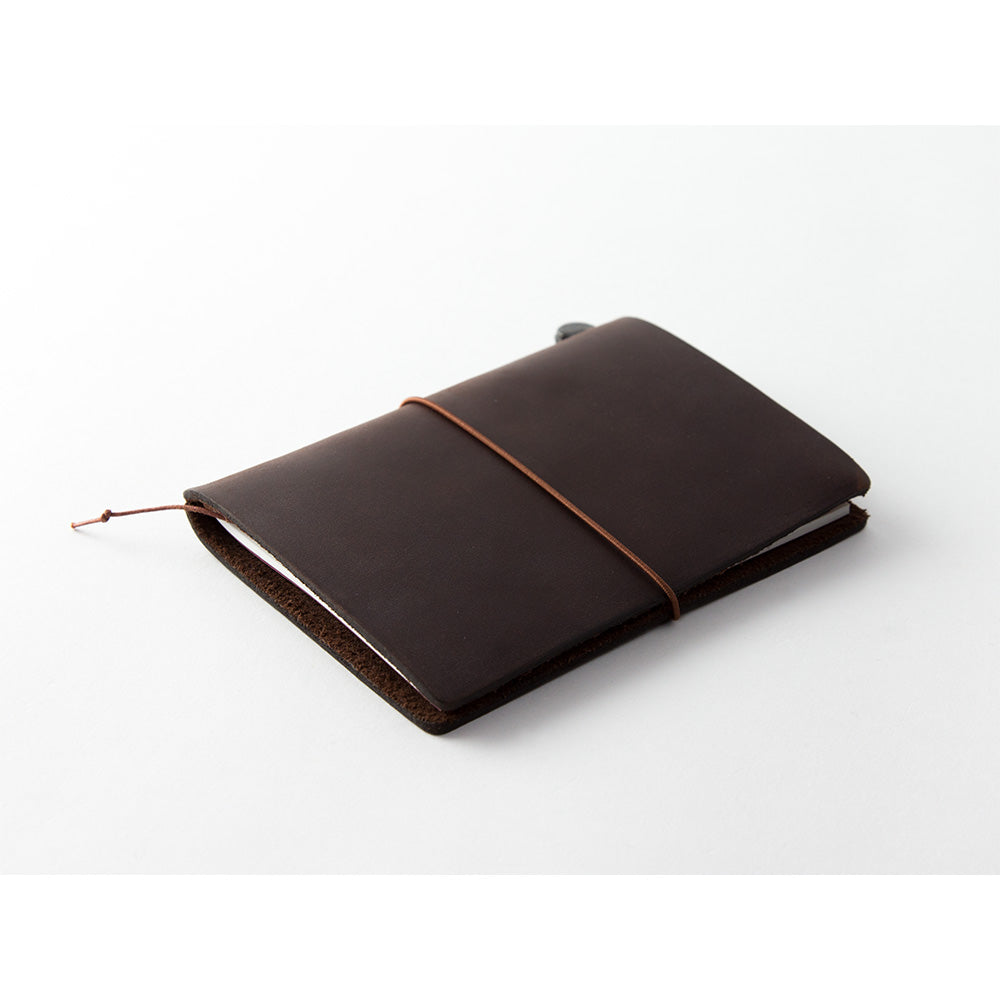 Traveler’s Notebook Passport Size Starter Kit - Brown