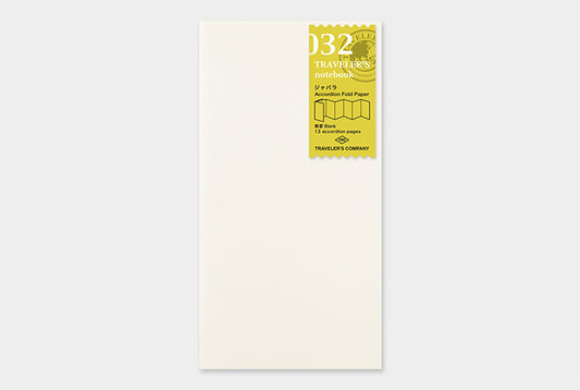 Traveler’s Notebook Regular Accordion Fold Paper - Regular 032
