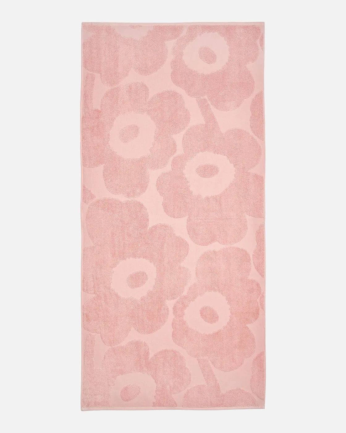 Unikko Bath Towel, Light Pink