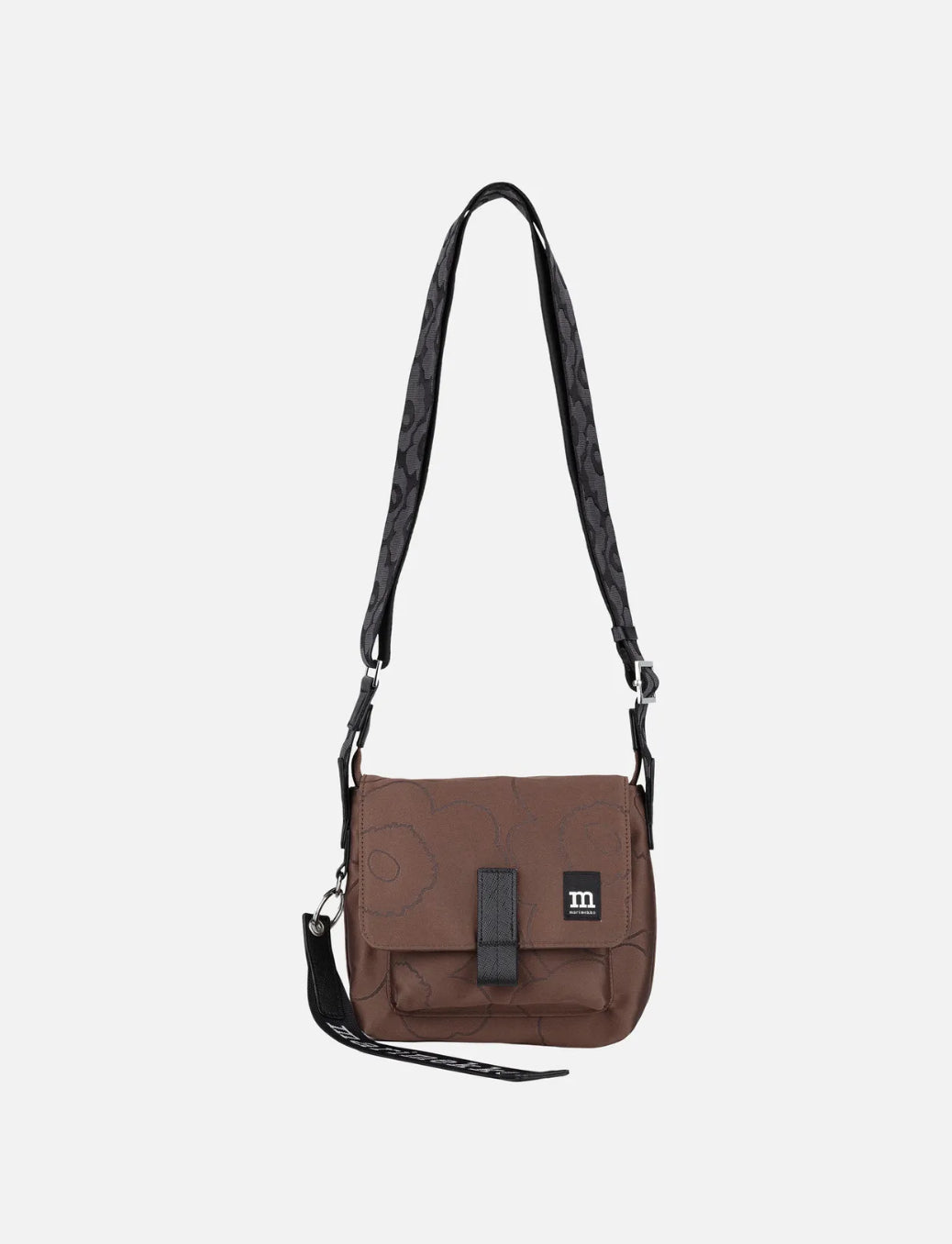 Mini Messenger Piirto Unikko- Chocolate Brown