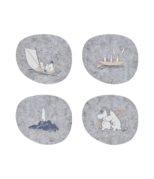 Moomin Sailors - Coaster 4 pack