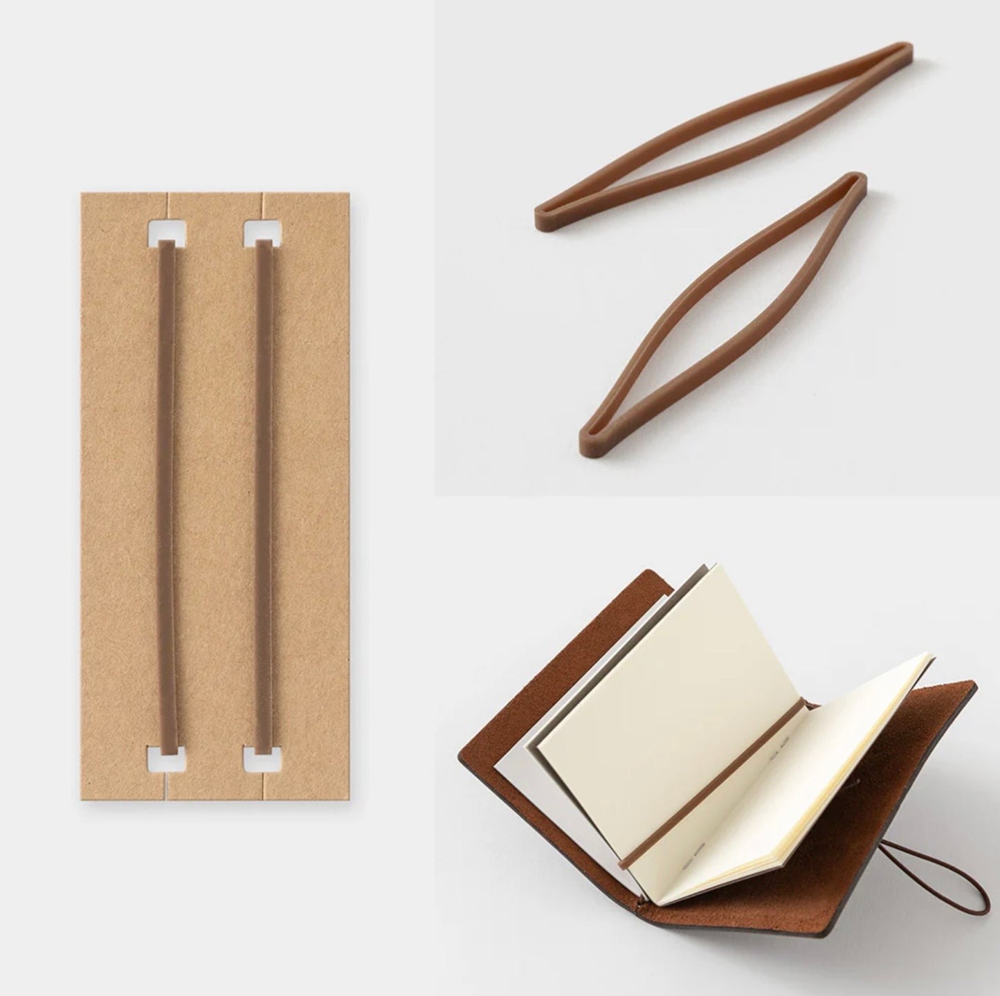 Traveler’s Notebook Card Size 20th Anniversary Set - Brown