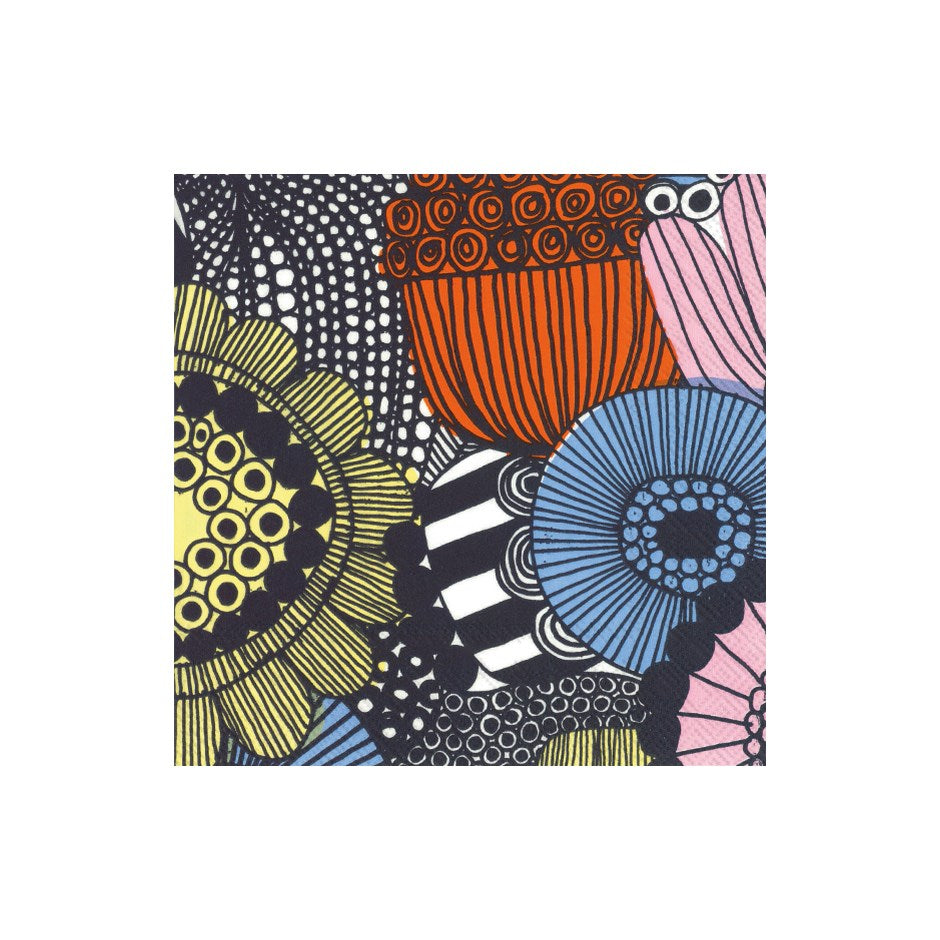 Siirtolapuutarha Yellow Cocktail Napkins