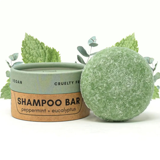 Peppermint + Eucalyptus Shampoo Bar