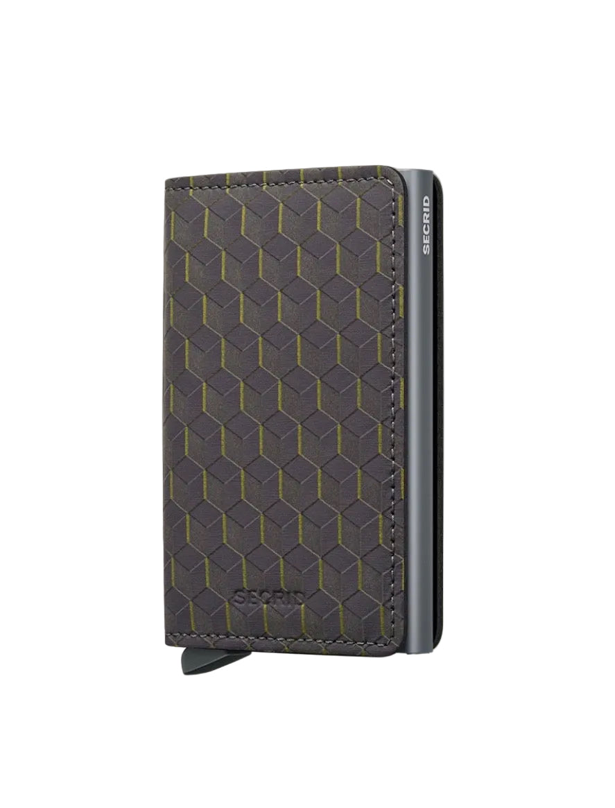 Secrid Slimwallet - Optical Grey Yellow