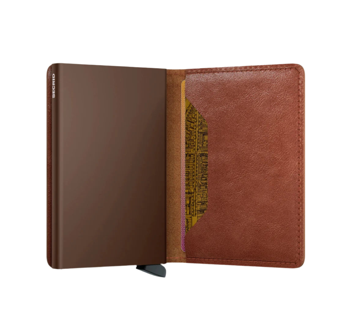 Slimwallet Vintage Cognac Brown