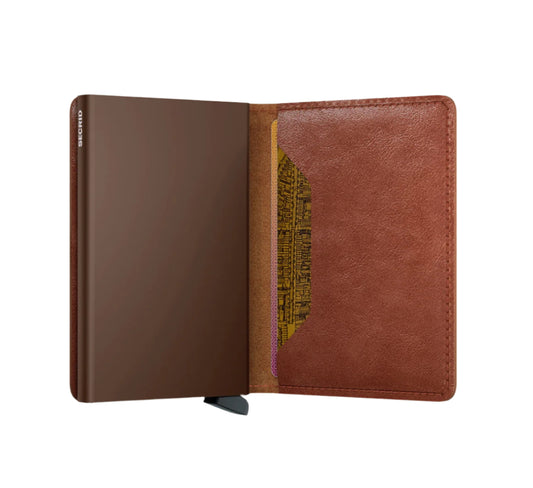 Slimwallet Vintage Cognac Brown