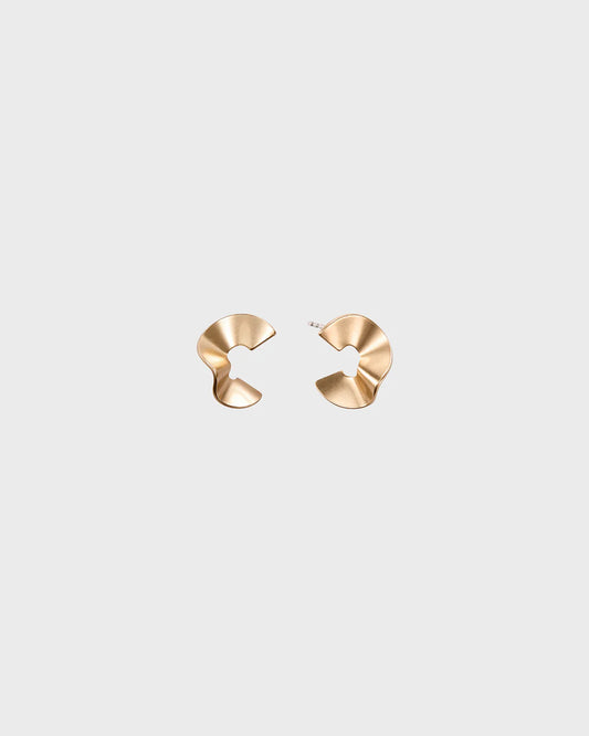 Alluring small bronze earrings