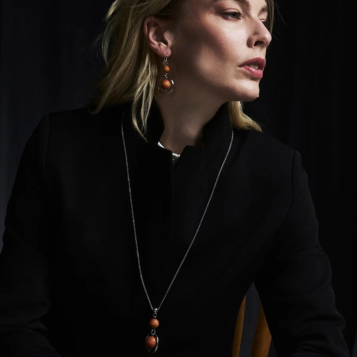 Lisa Earrings - Copper