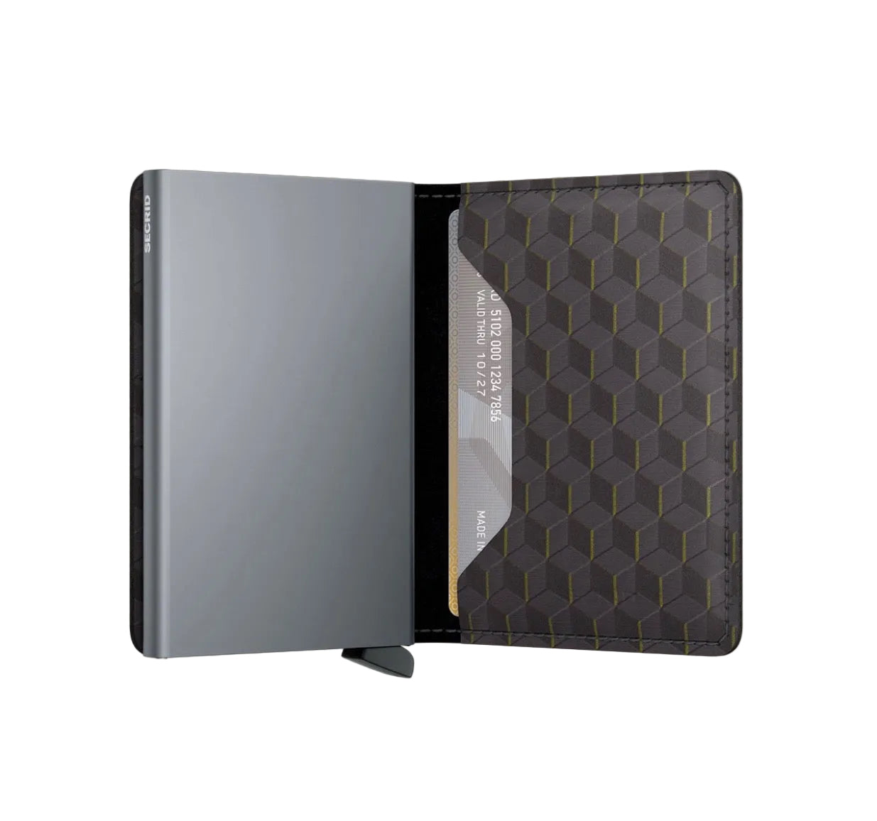Secrid Slimwallet - Optical Grey Yellow