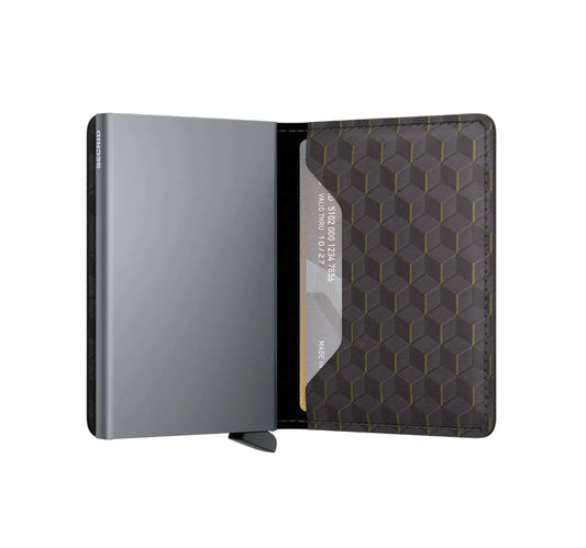 Secrid Slimwallet - Optical Grey Yellow