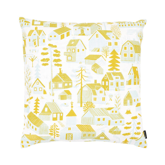 Mökkilä Yellow Cushion Cover  - Kauniste