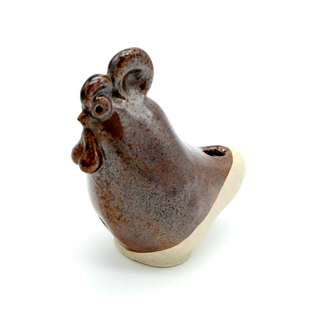 Kermansavi Kukko Whistle (Kukkopilli) – Vintage Finnish Stoneware Rooster