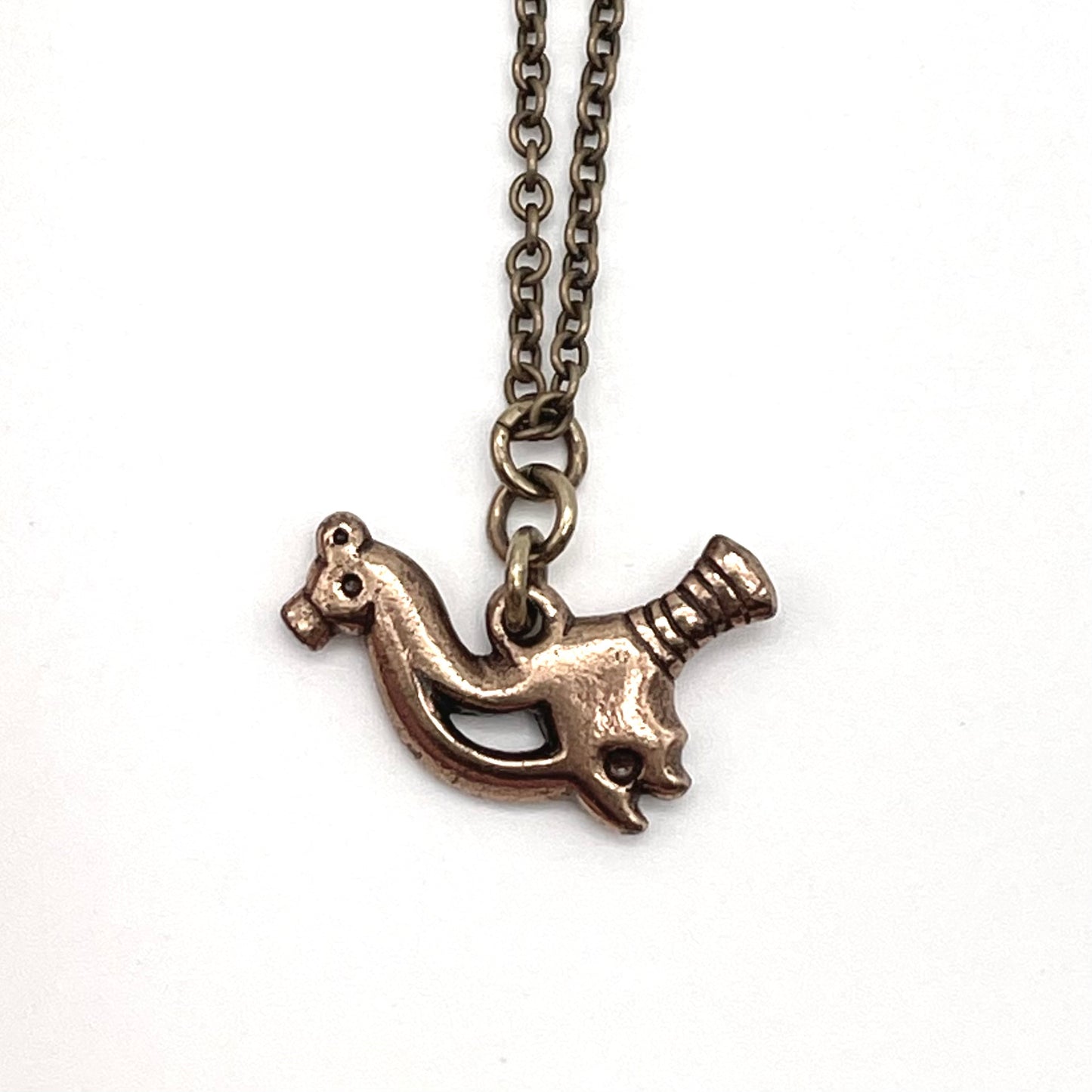 Vintage Kalevala Lintunen Bird Bronze Pendant