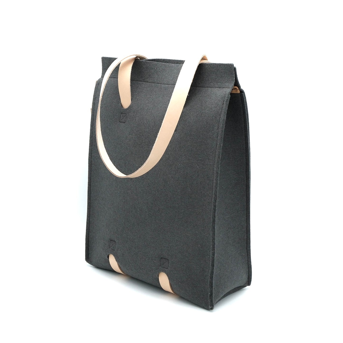 Laukku - Wool Felt Bag - Grey