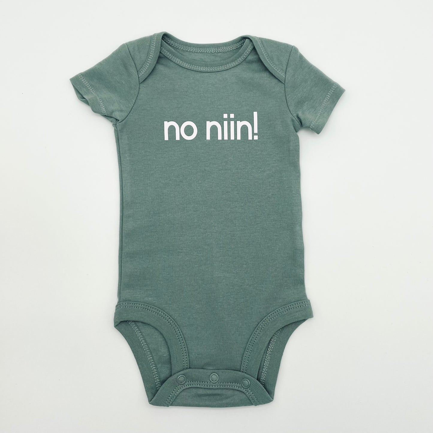 "No Niin" Baby Bodysuit - Short Sleeve