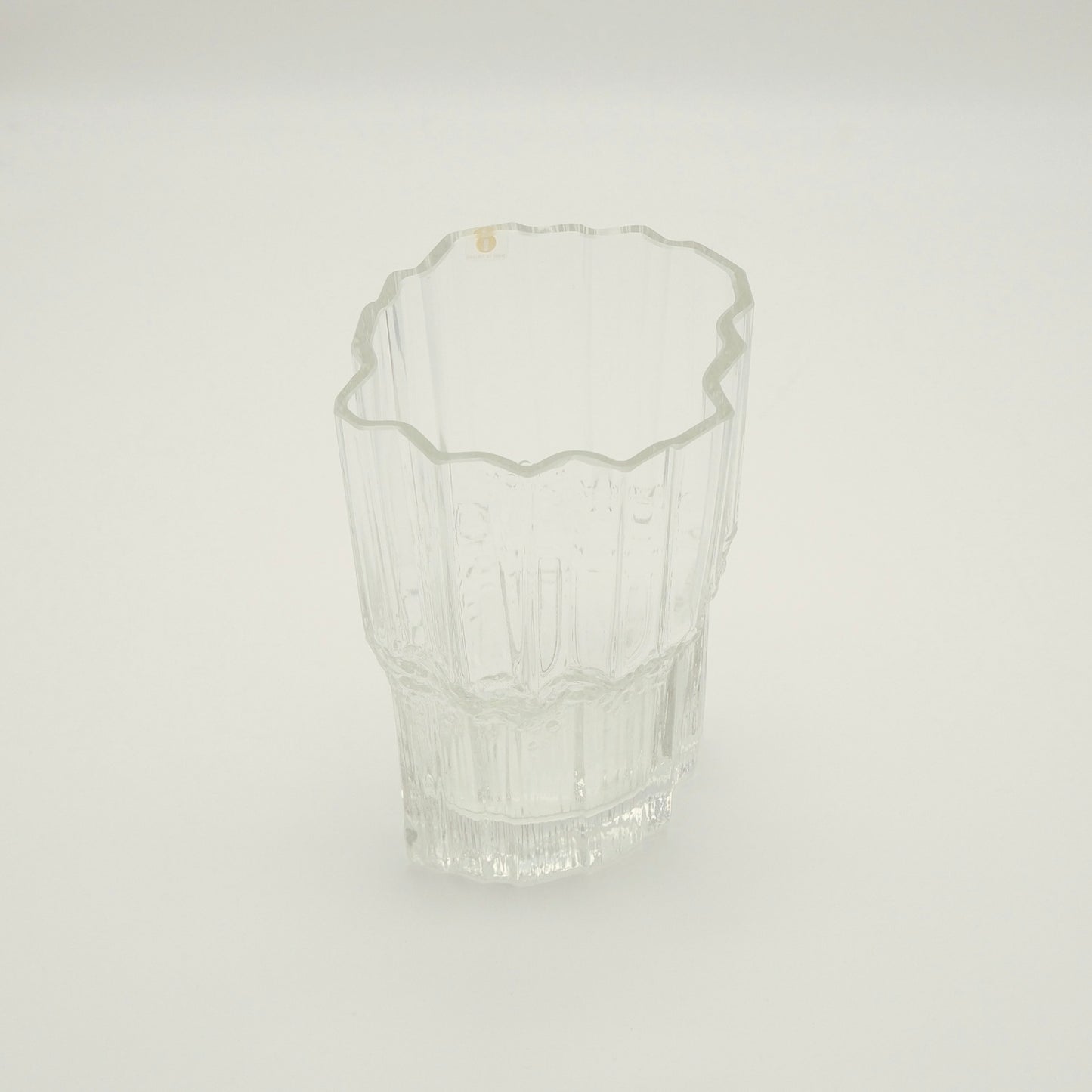 Iittala Pallas Clear Vase – Tapio Wirkkala (Model 2786), 20 cm (Retro)