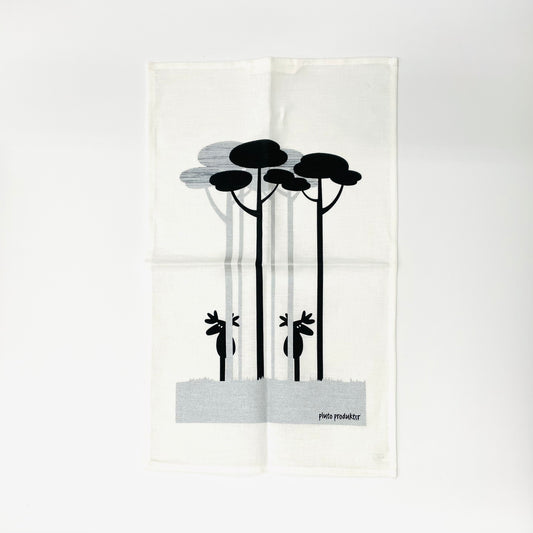 Forest Moose Tea Towel